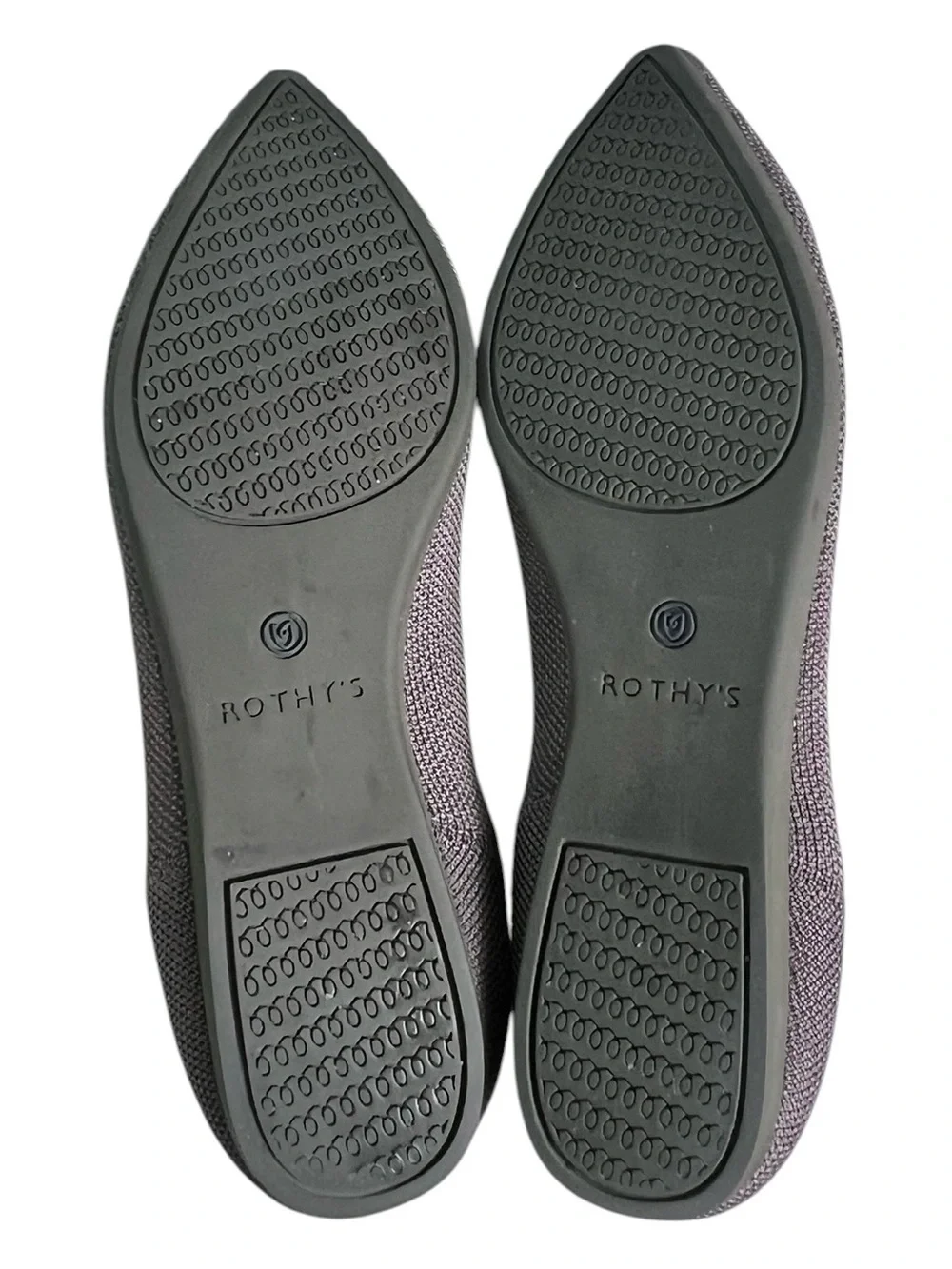 Rothy’s The Point Flats Mink Dusty Purple Pointed Toe Shoes Women’s 6.5